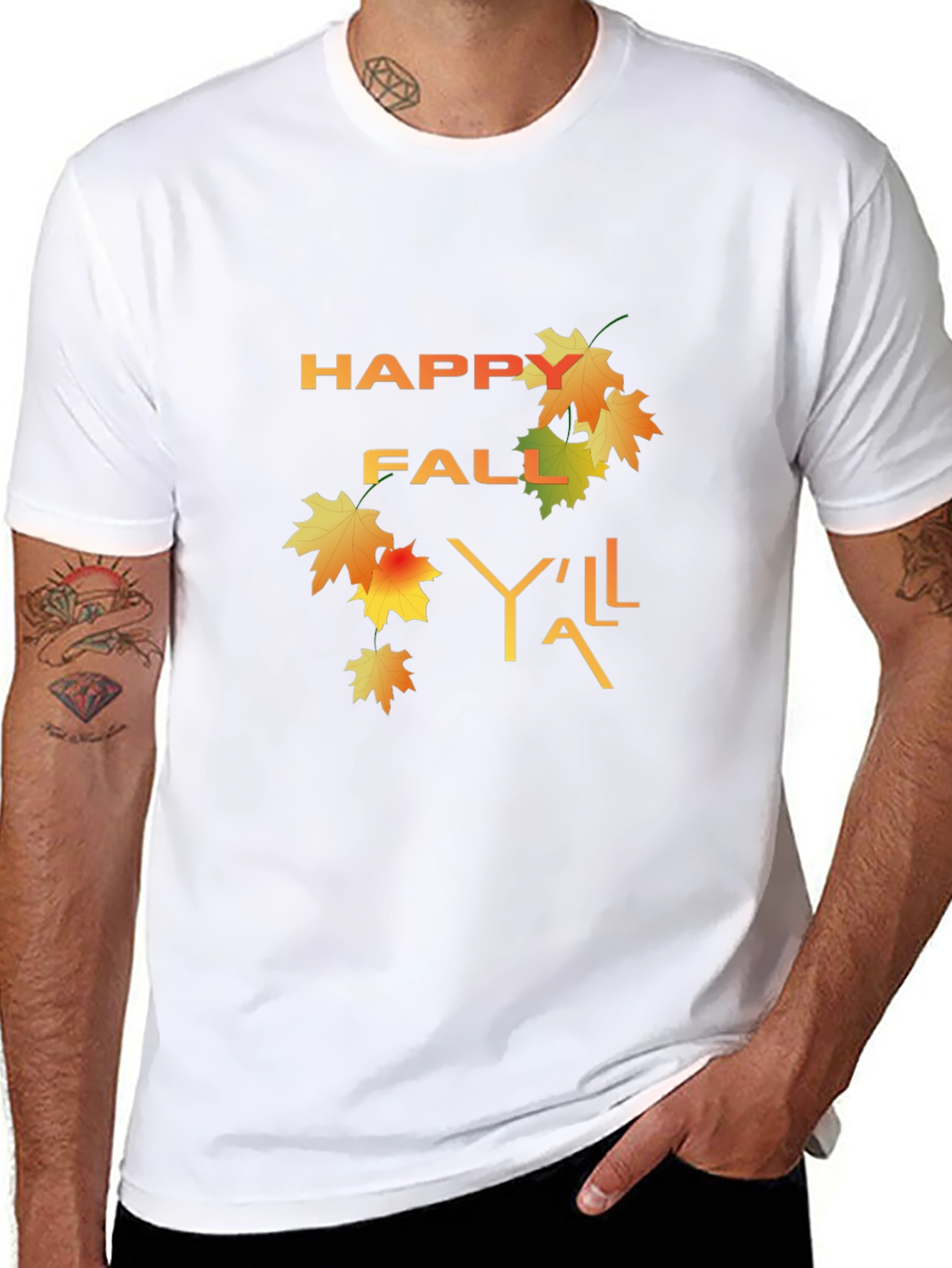 Happy Fall Yall T-Shirt - Autumn Design