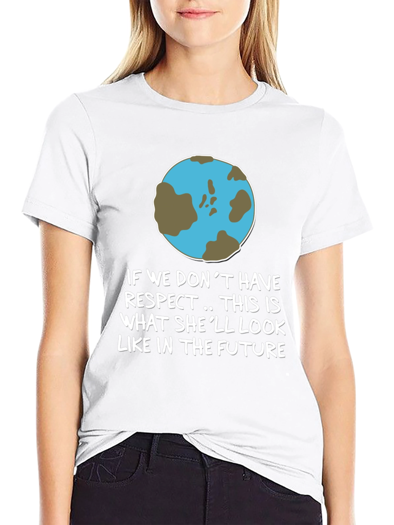 Earth Respect Graphic Tee - Save the Planet T-Shirt