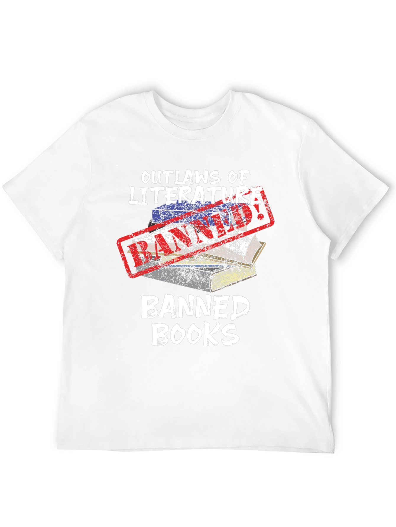 Outlaws of Literature Banned Books T-Shirt