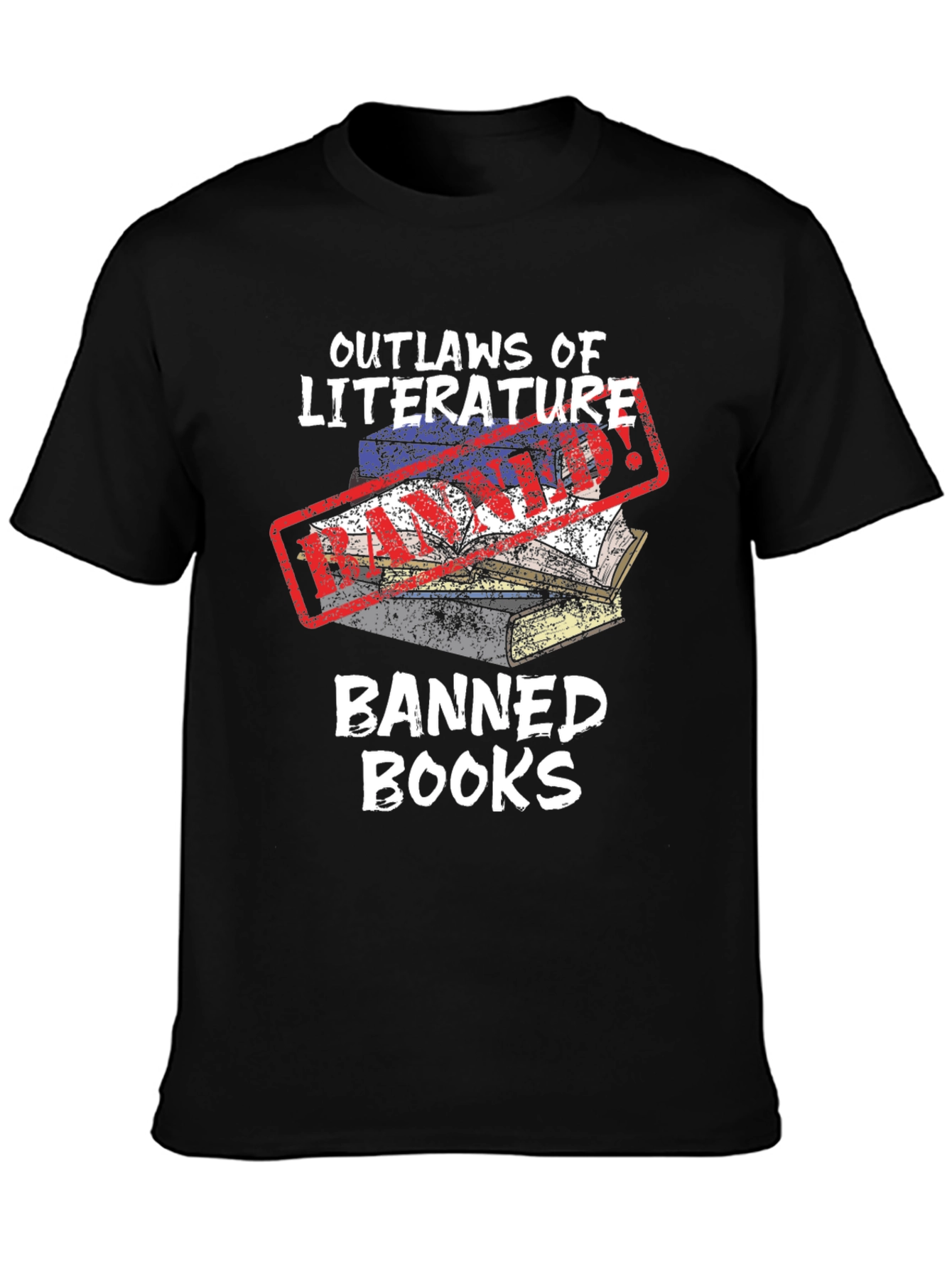 Outlaws of Literature Banned Books T-Shirt