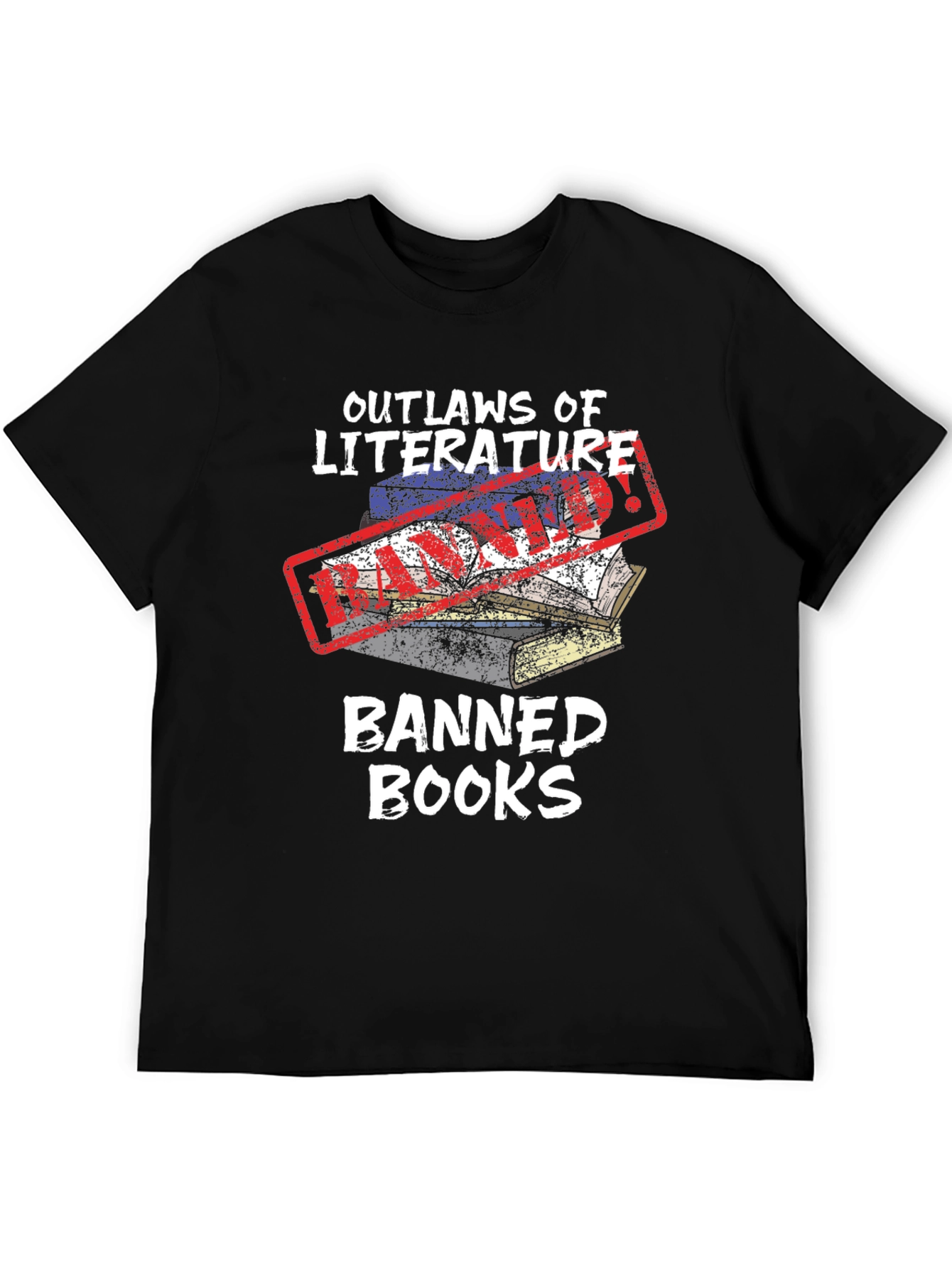 Outlaws of Literature Banned Books T-Shirt