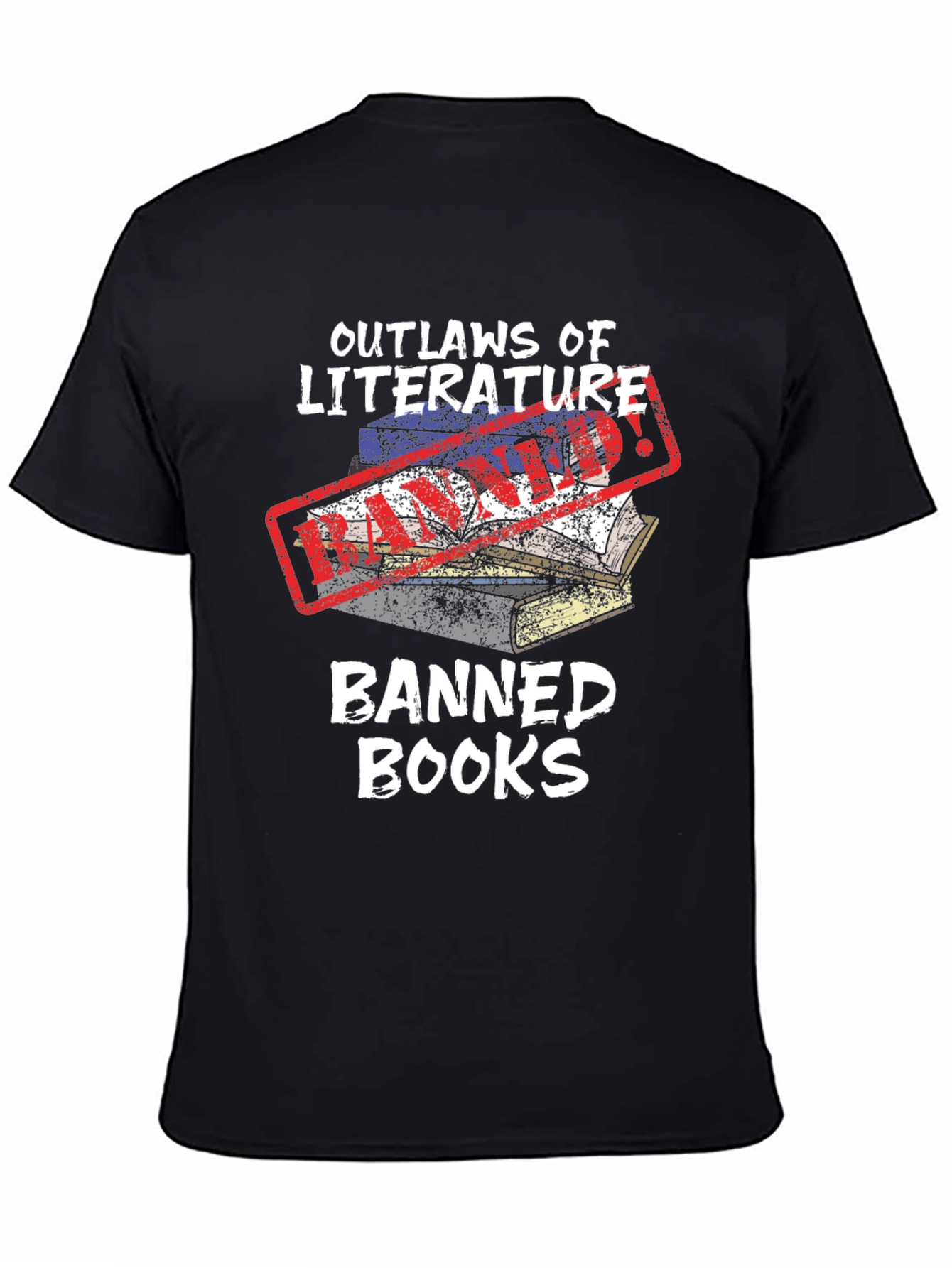 Outlaws of Literature Banned Books T-Shirt