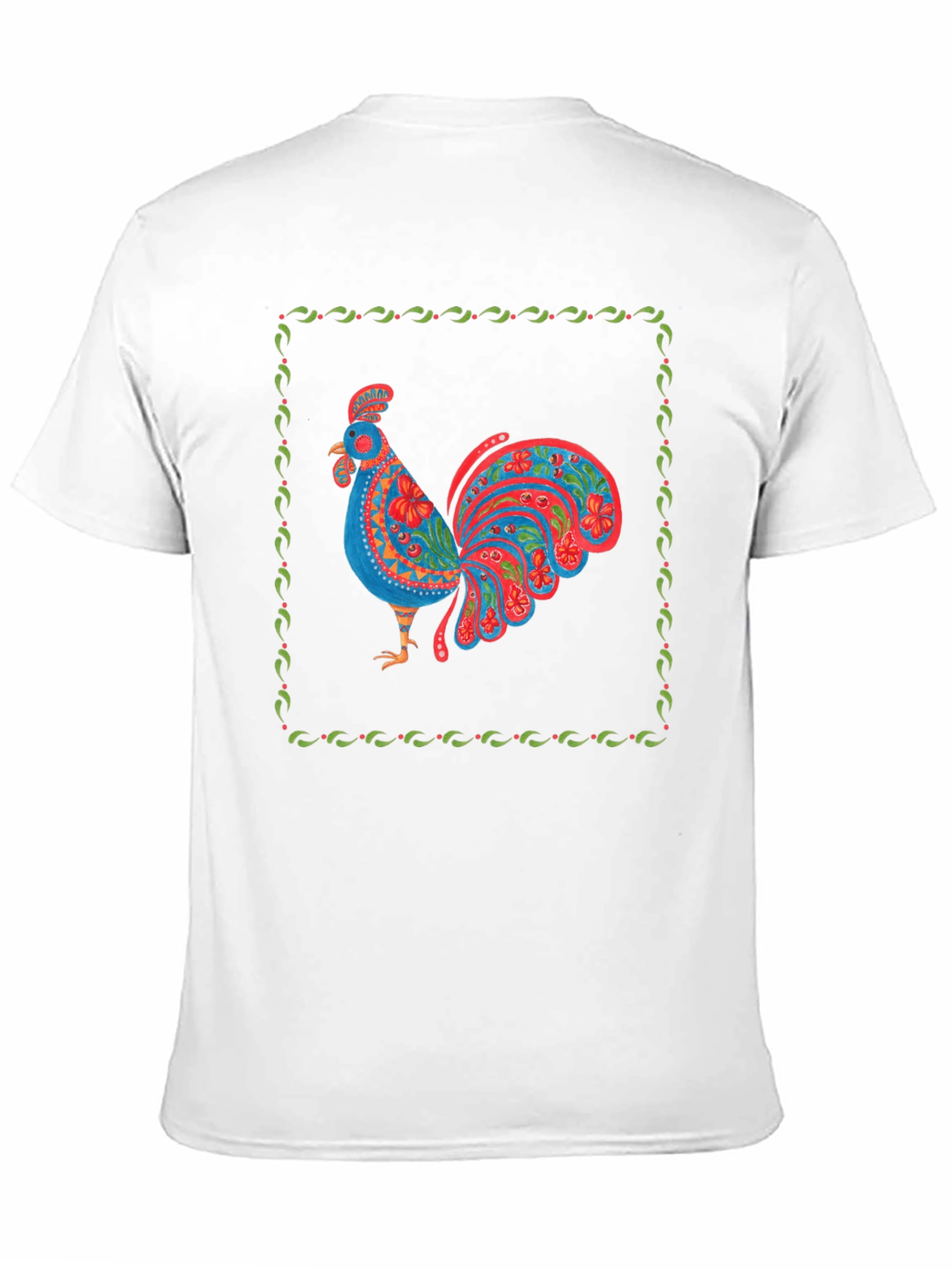 Rooster Graphic Print T-Shirt