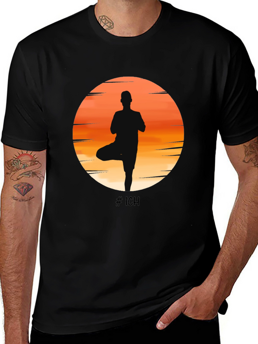 Yoga Silhouette T-Shirt - Balance & Style
