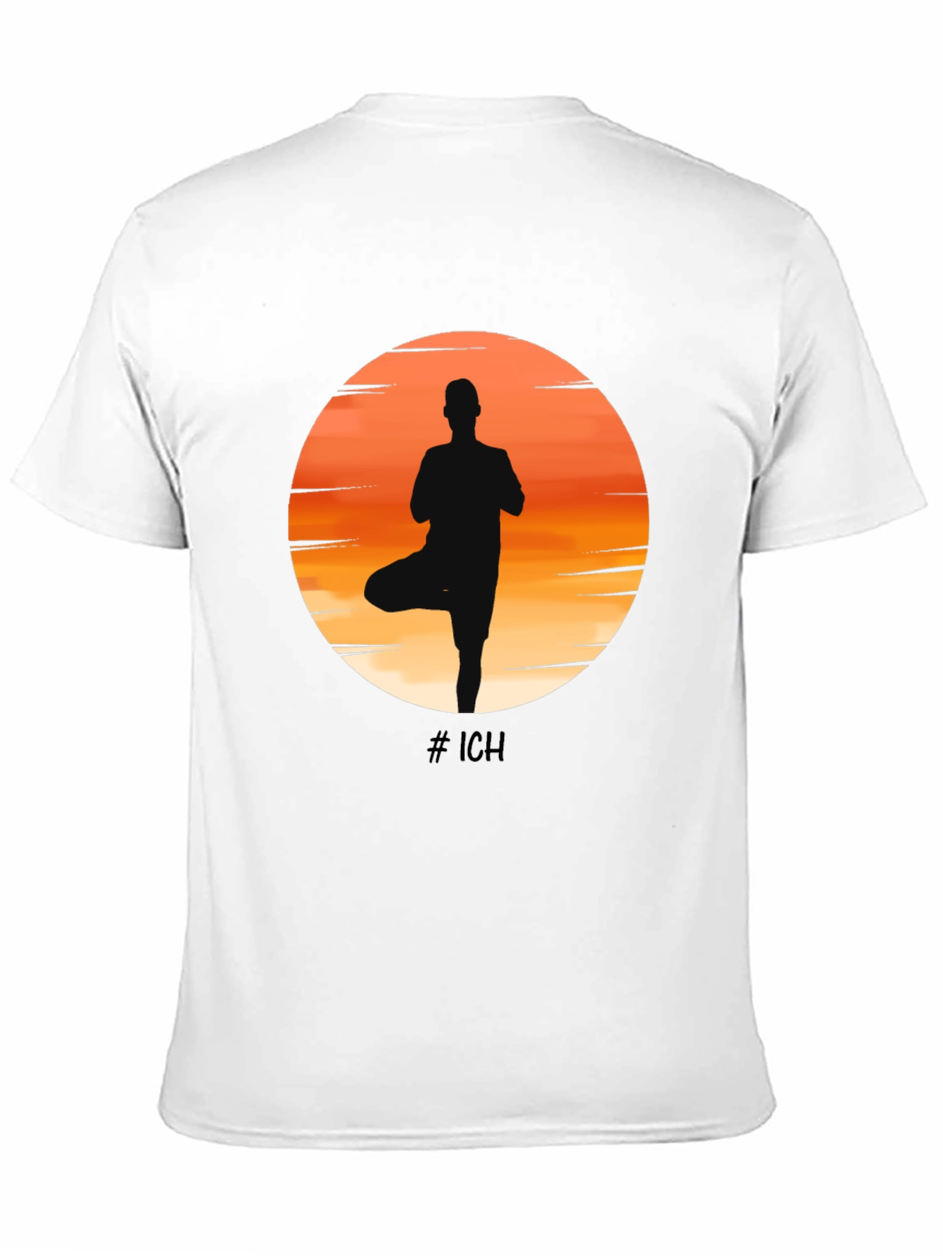 Yoga Silhouette T-Shirt - Balance & Style