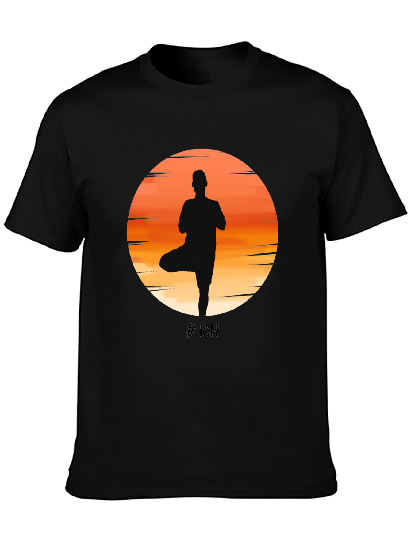 Yoga Silhouette T-Shirt - Balance & Style