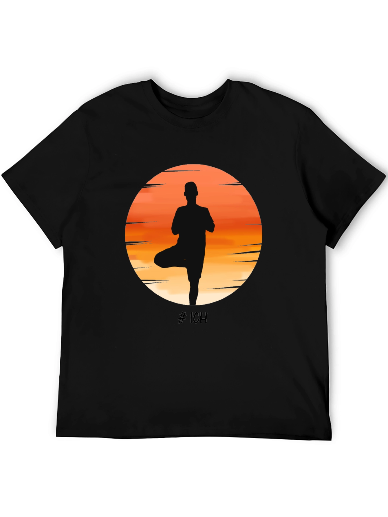 Yoga Silhouette T-Shirt - Balance & Style