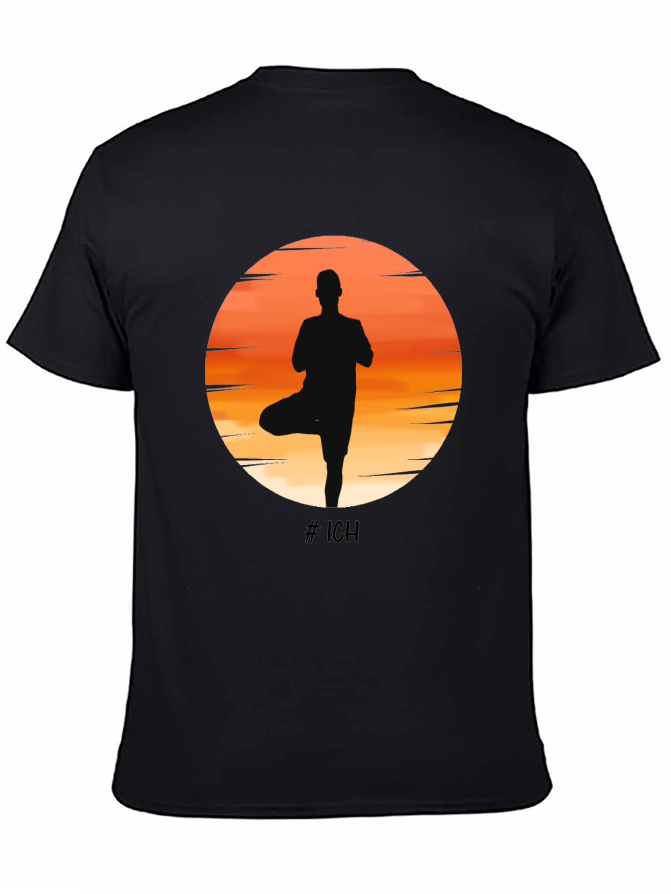 Yoga Silhouette T-Shirt - Balance & Style