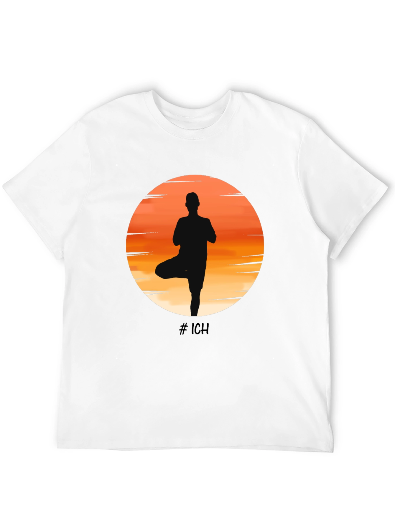 Yoga Silhouette T-Shirt - Balance & Style