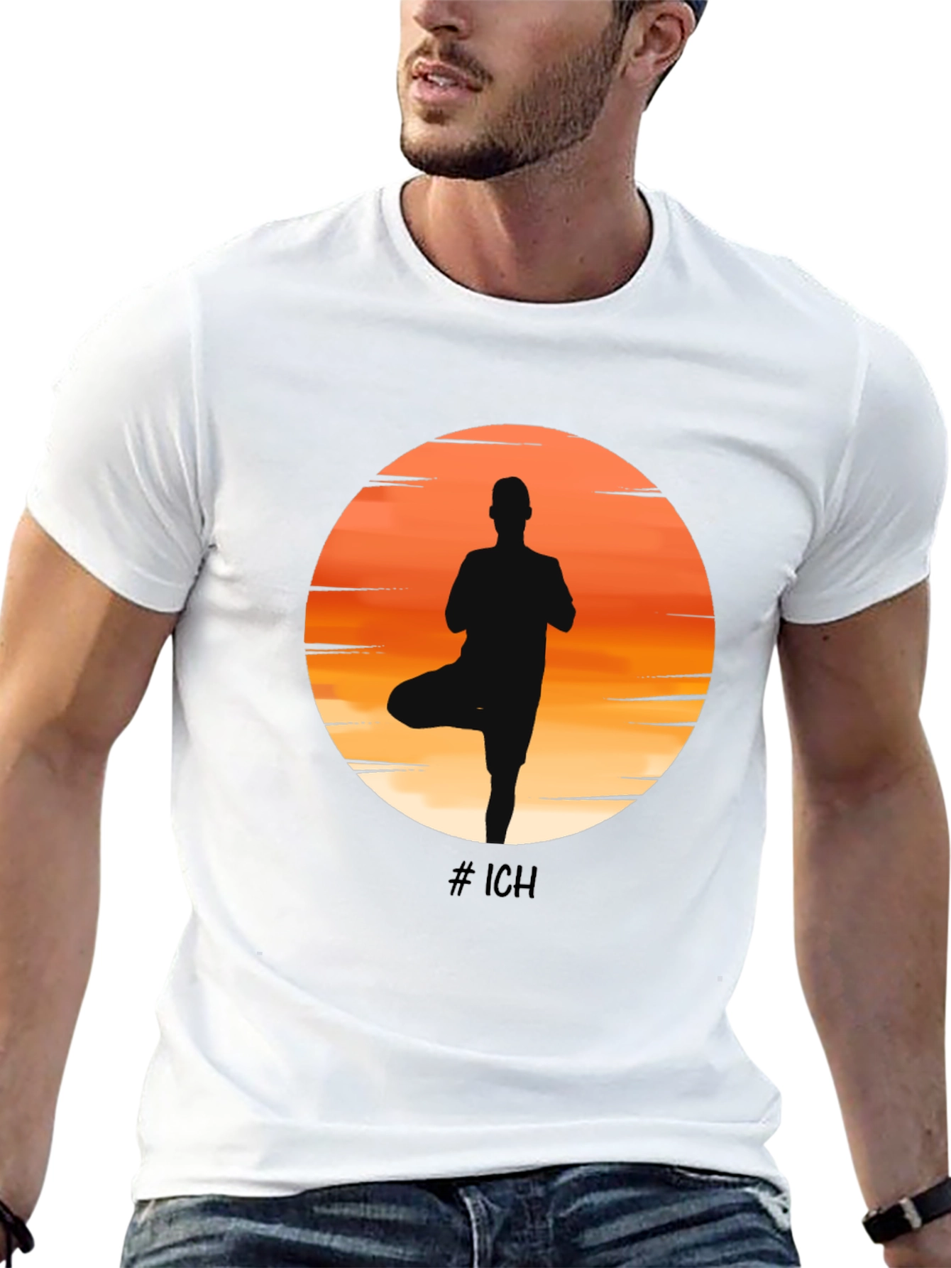 Yoga Silhouette T-Shirt - Balance & Style