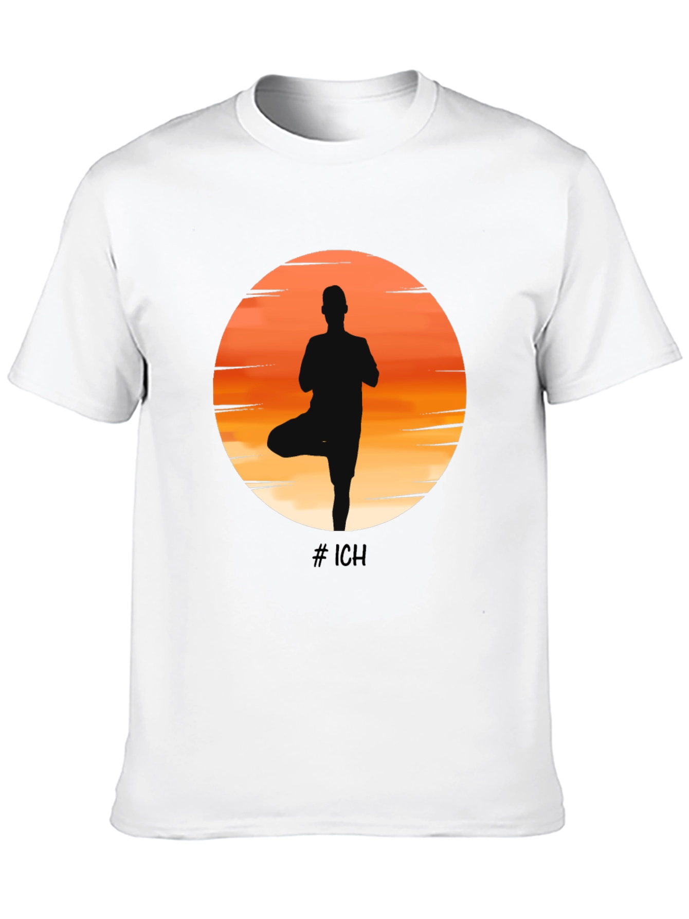 Yoga Silhouette T-Shirt - Balance & Style