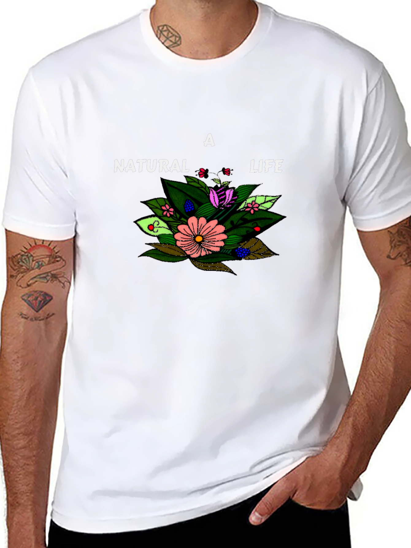 Nature Life Graphic T-Shirt