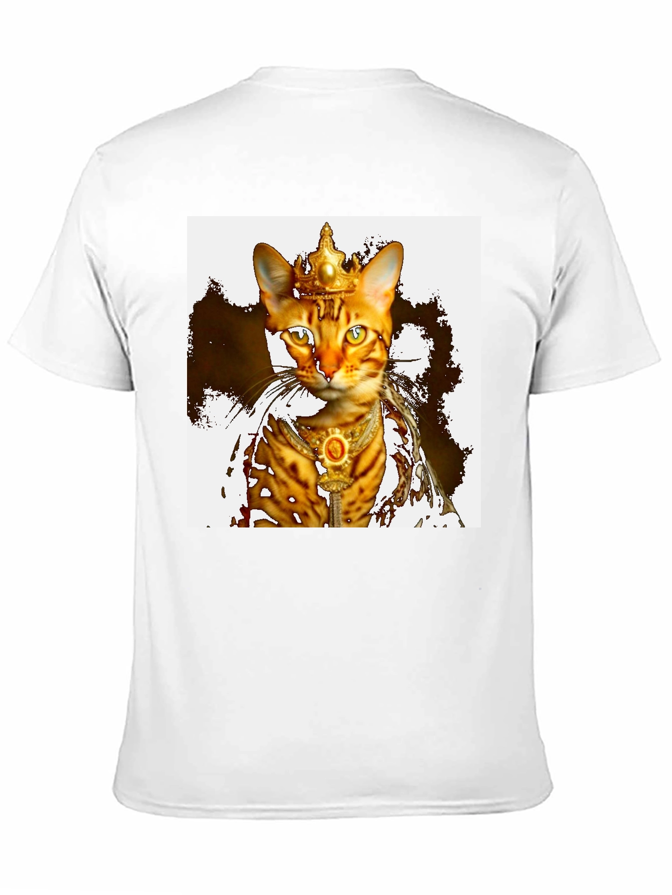 Regal Cat King T-Shirt - Unique Graphic Tee