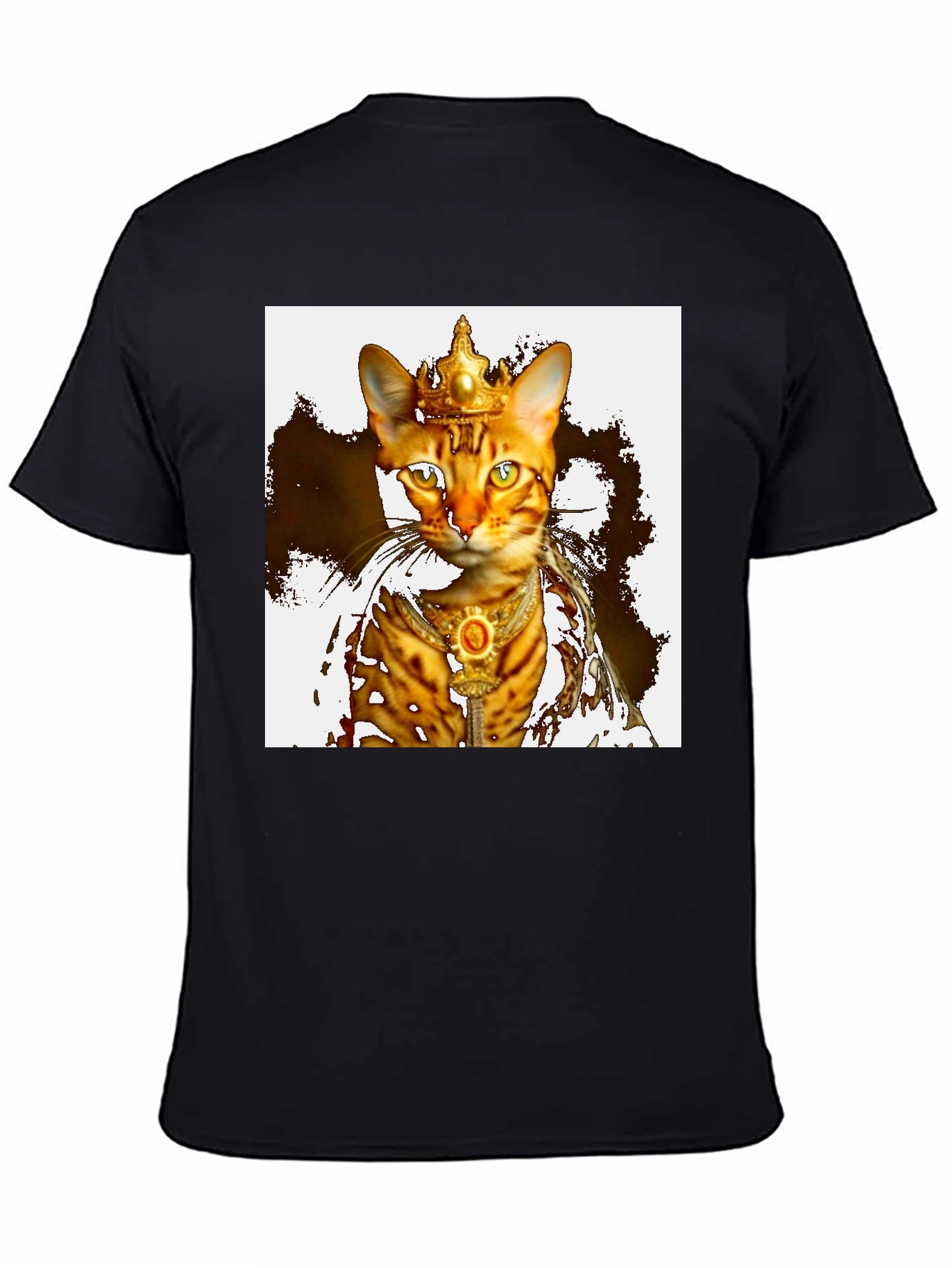 Regal Cat King T-Shirt - Unique Graphic Tee
