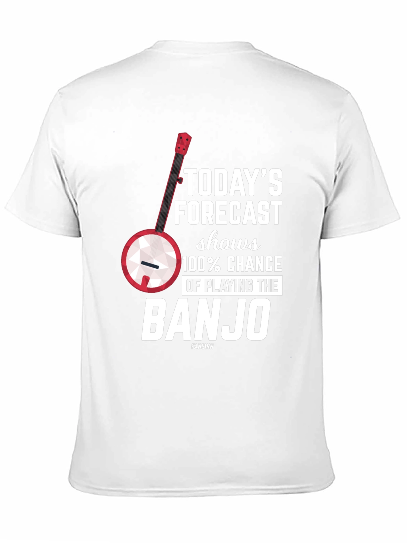 Banjo Forecast T-Shirt - Musician Gift