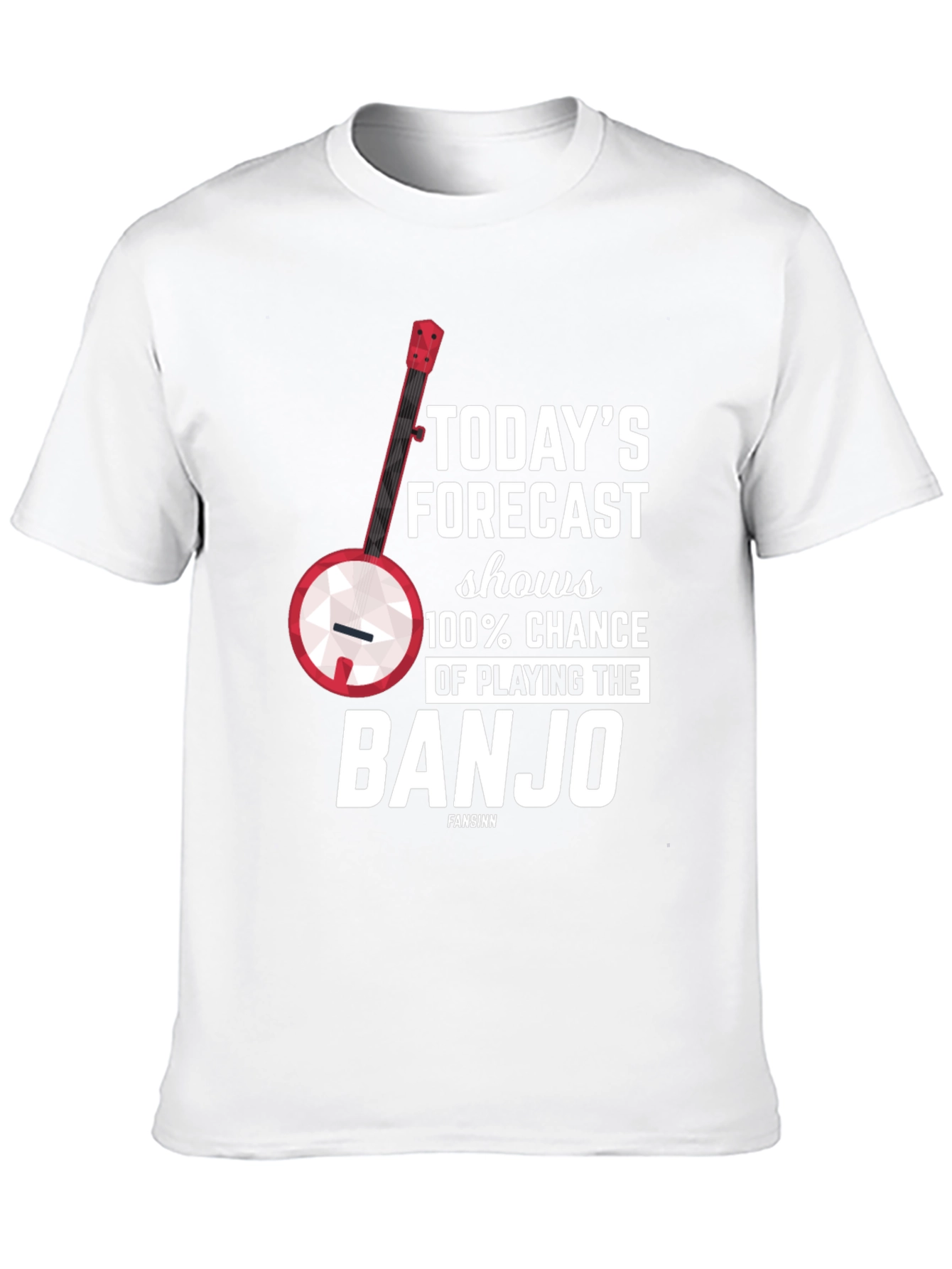 Banjo Forecast T-Shirt - Musician Gift