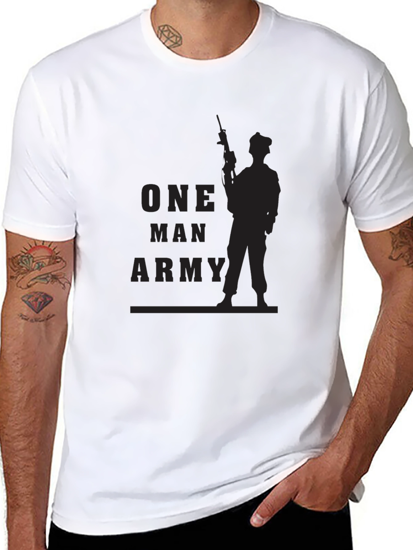 One Man Army Graphic T-Shirt