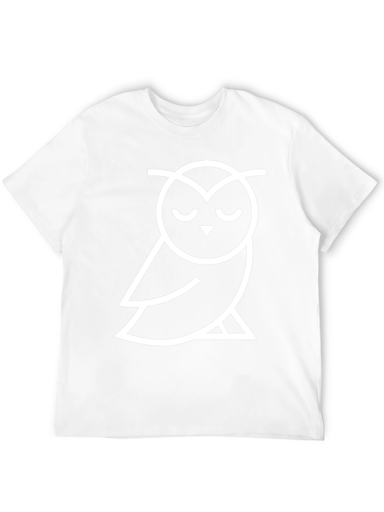 Owl Graphic Tee - Modern Black T-Shirt