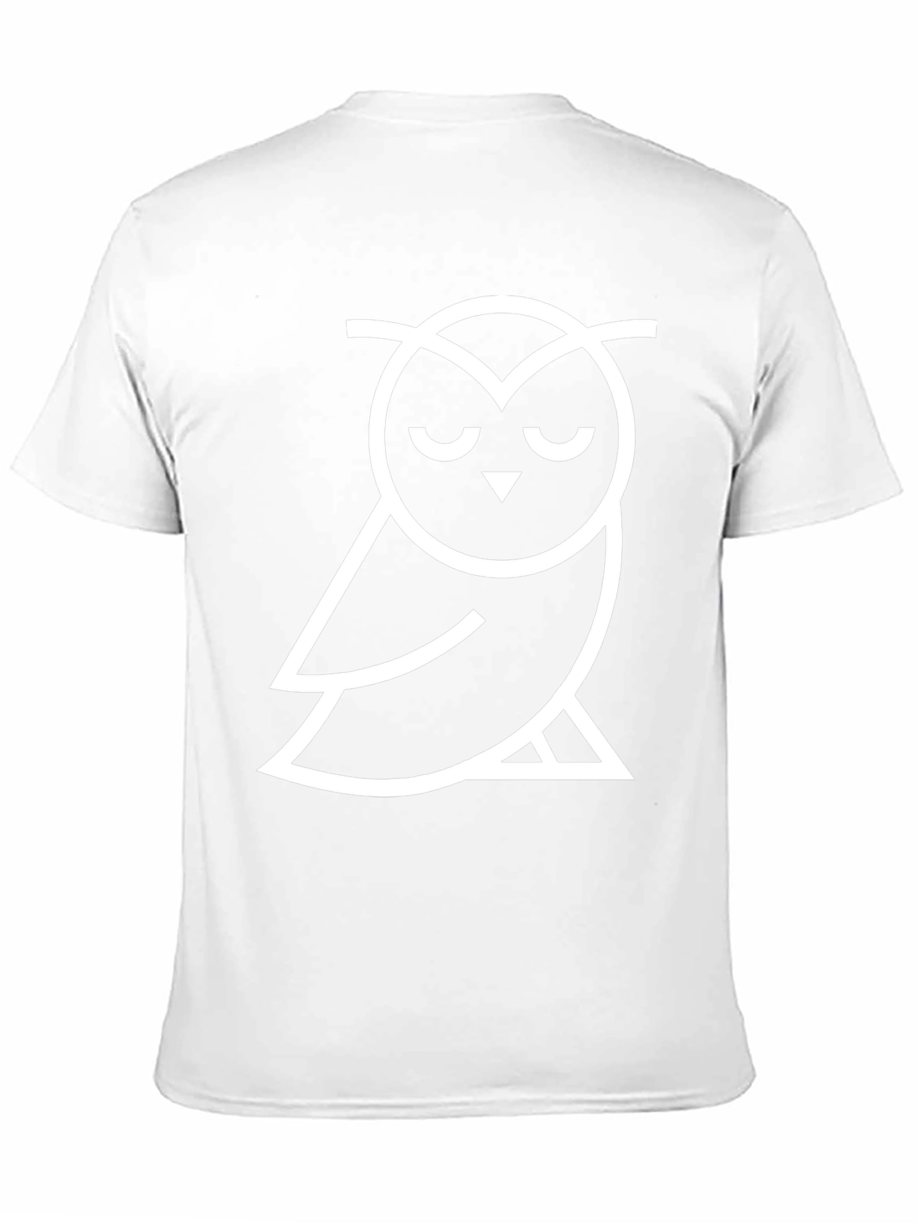 Owl Graphic Tee - Modern Black T-Shirt