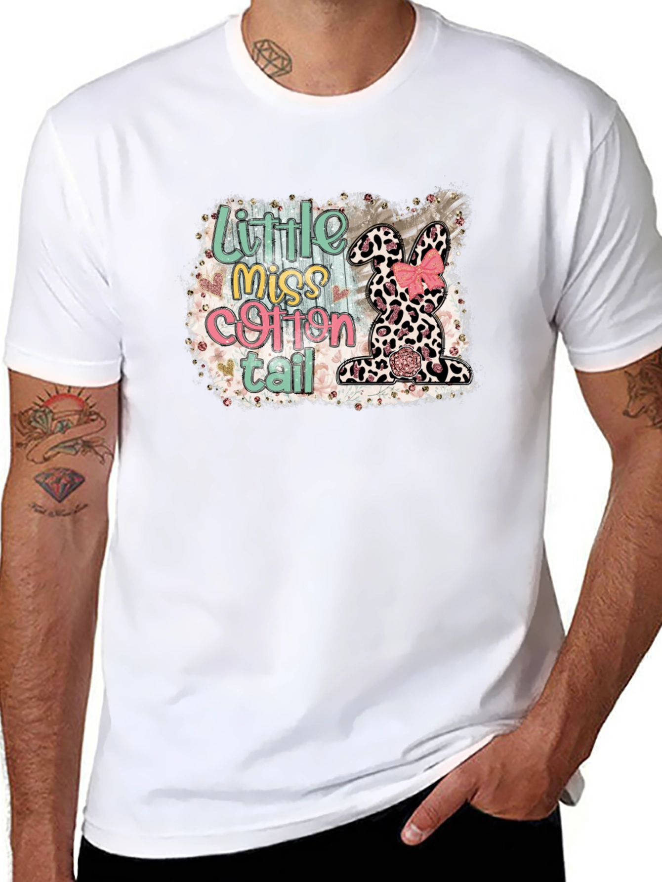Little Miss Cottontail Easter Bunny T-Shirt
