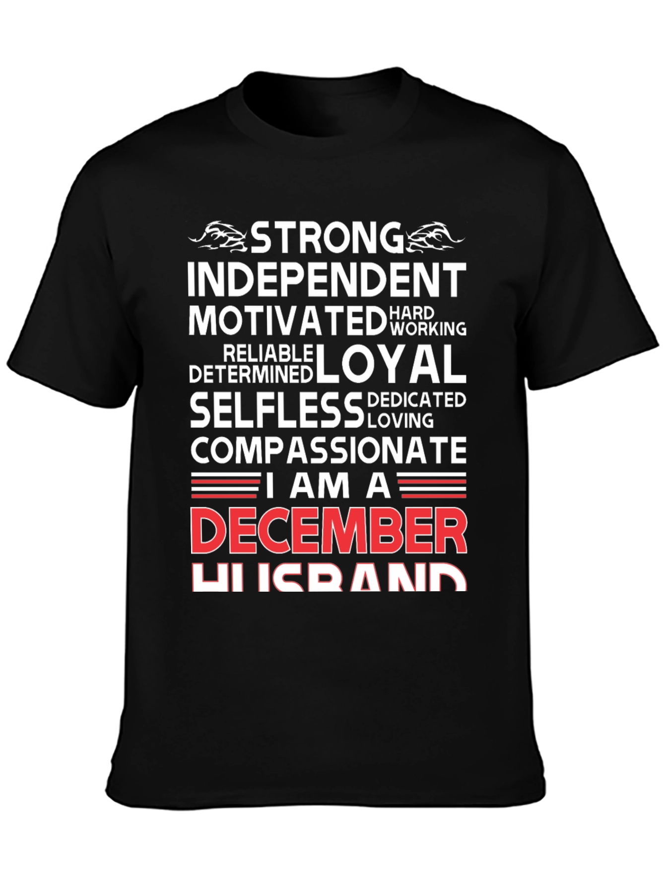 December Husband Graphic T-Shirt