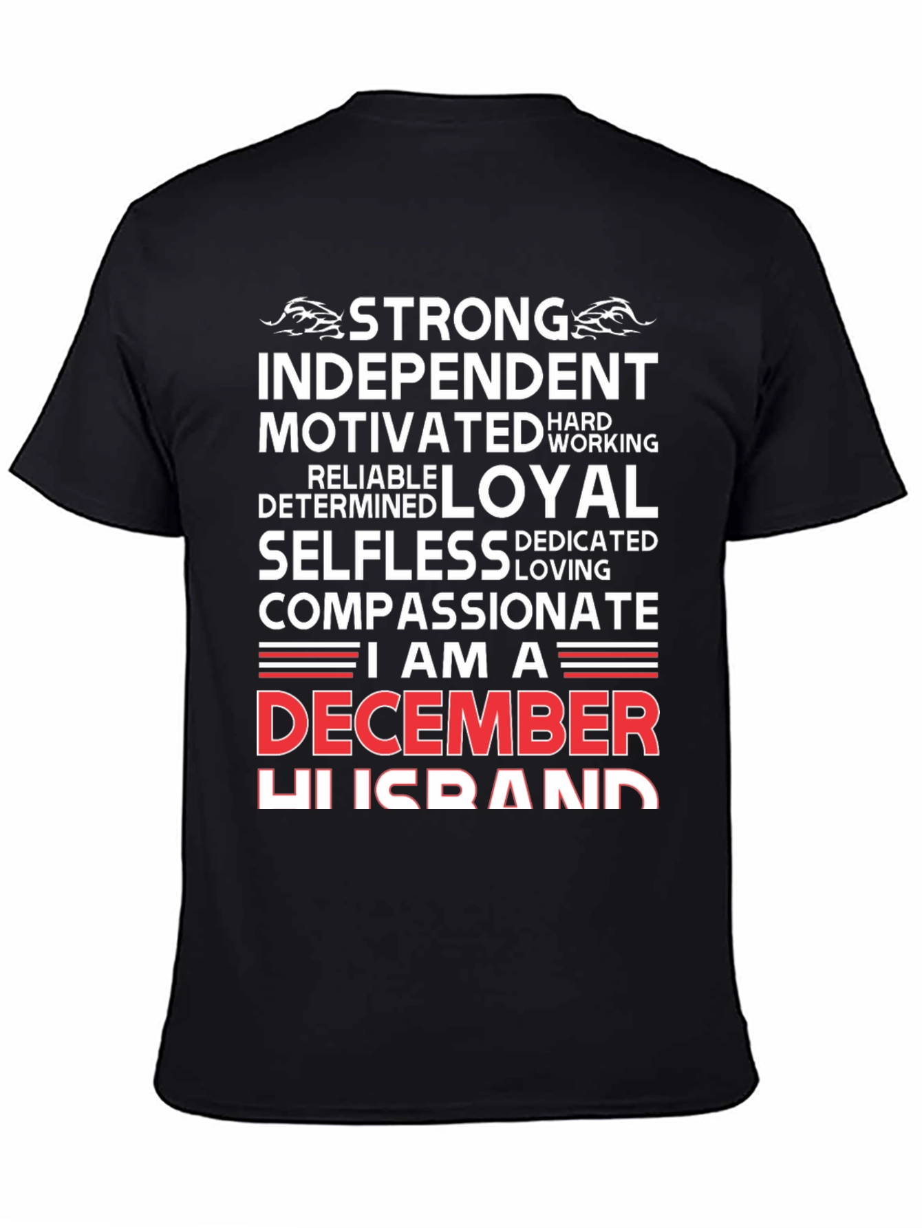 December Husband Graphic T-Shirt