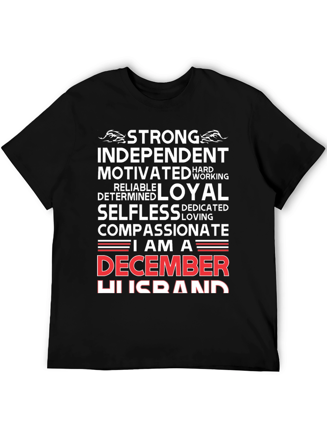 December Husband Graphic T-Shirt