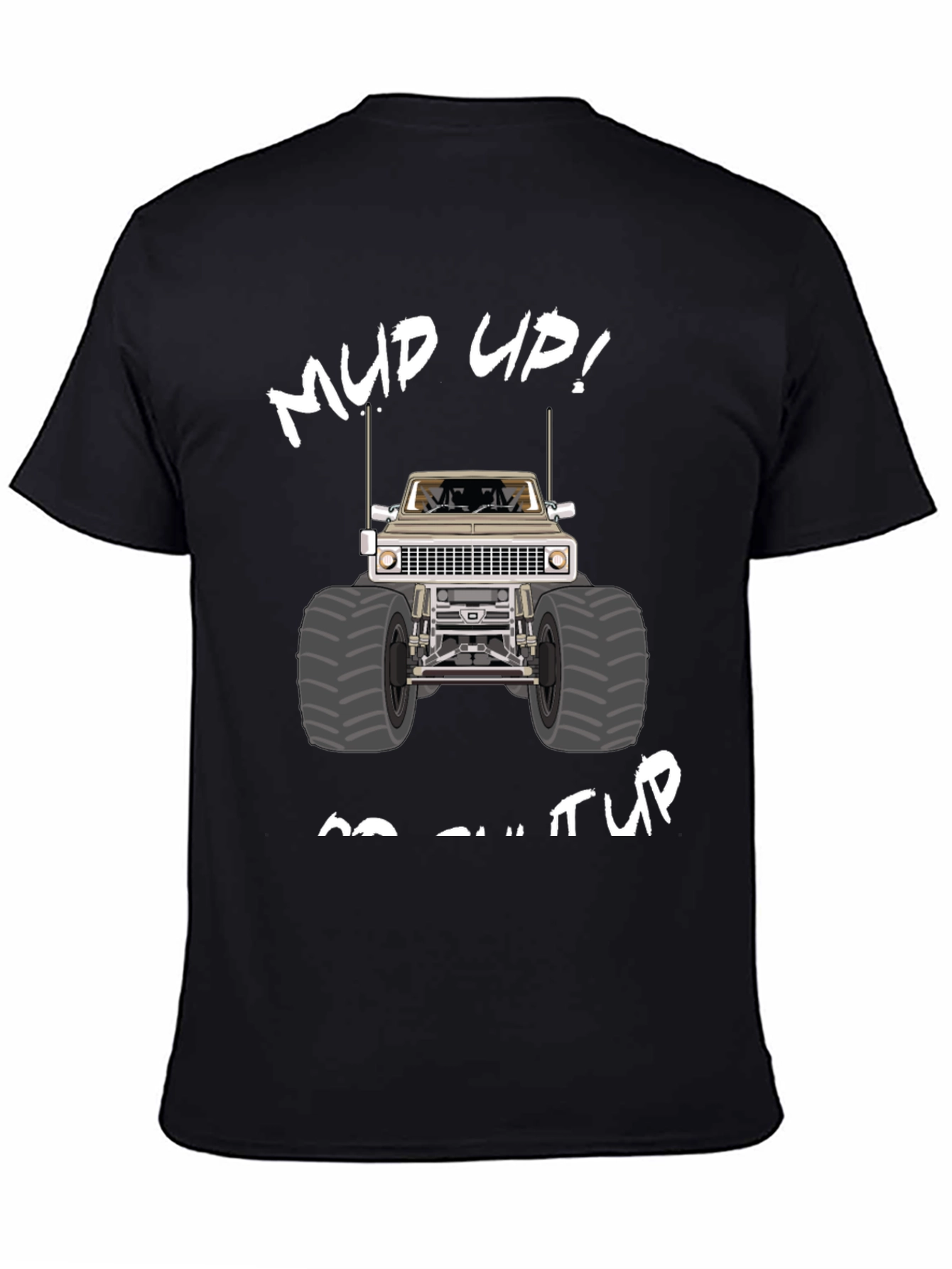 Mud Up! Monster Truck Graphic T-Shirt
