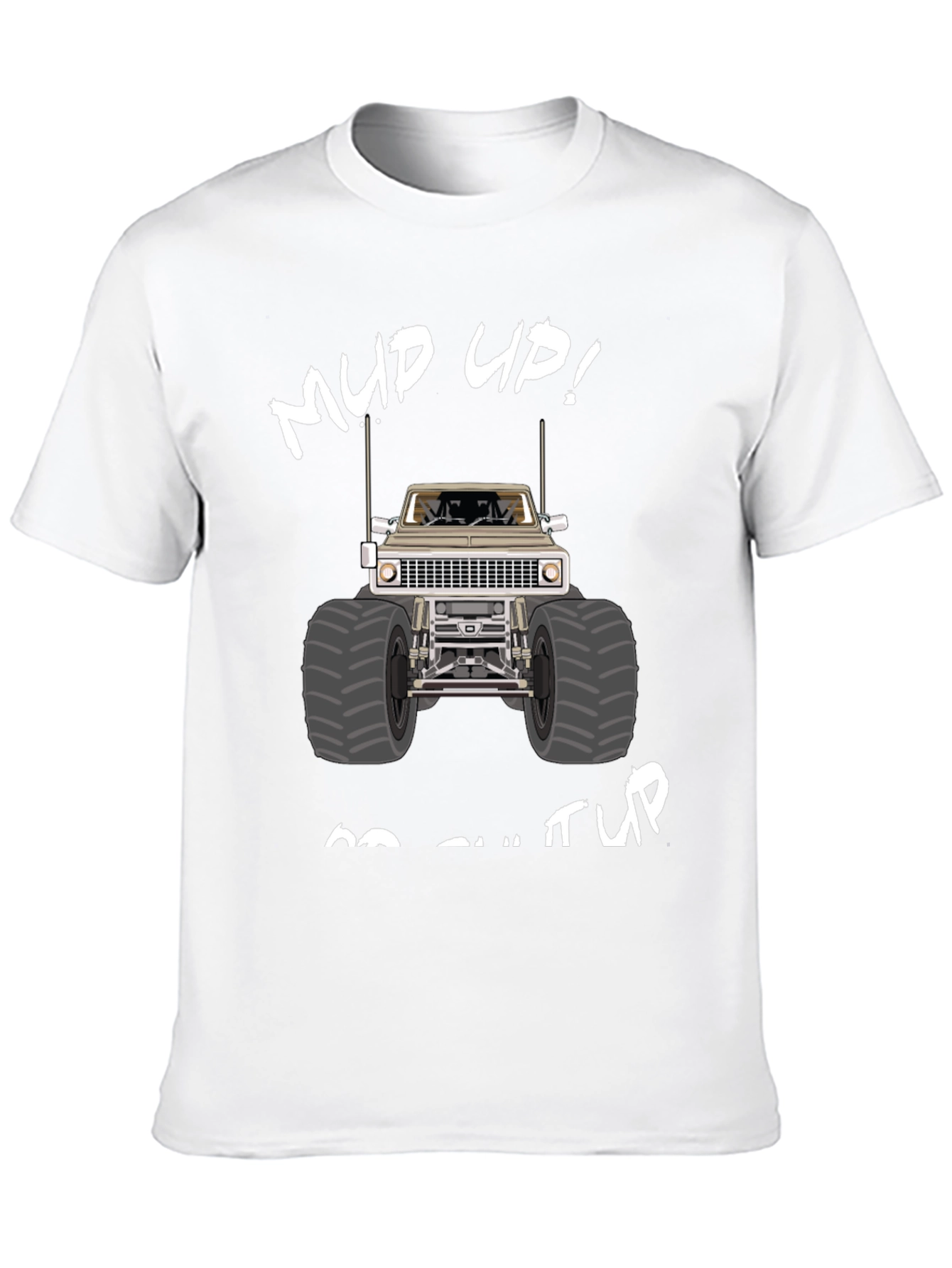 Mud Up! Monster Truck Graphic T-Shirt