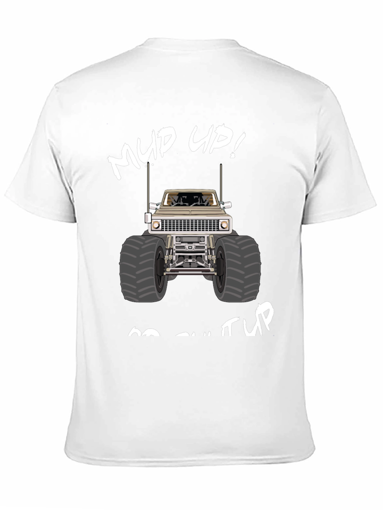 Mud Up! Monster Truck Graphic T-Shirt