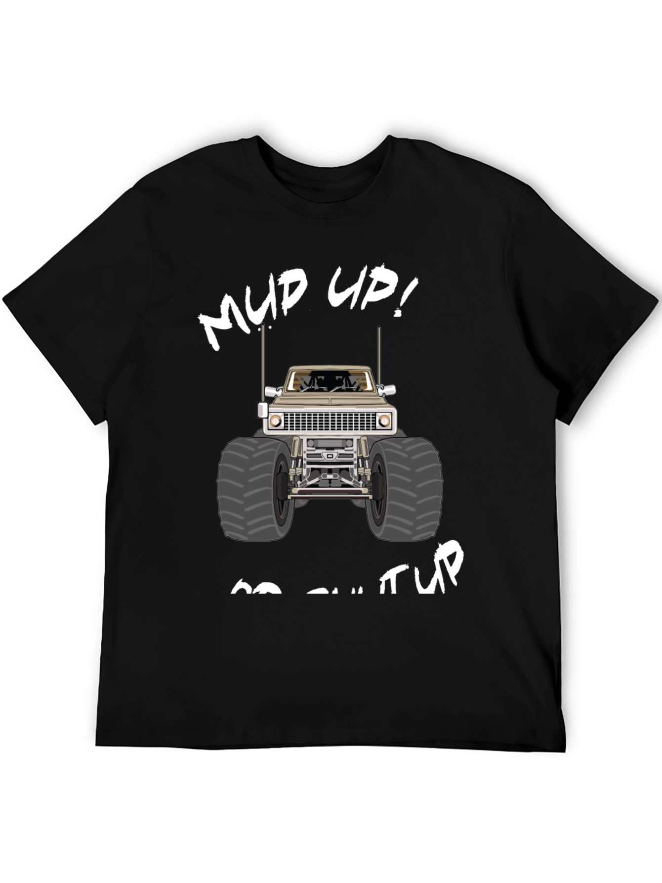 Mud Up! Monster Truck Graphic T-Shirt