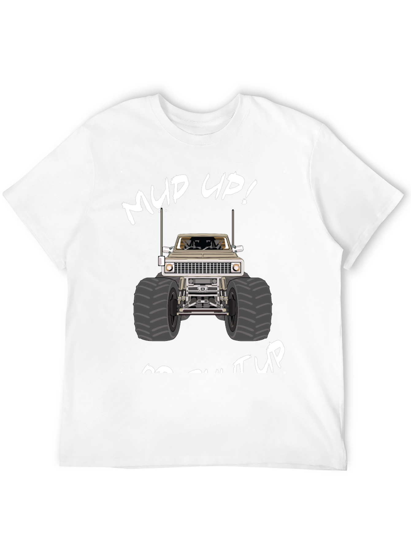 Mud Up! Monster Truck Graphic T-Shirt