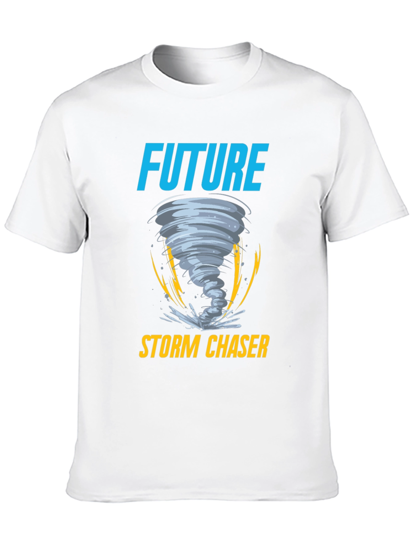 Future Storm Chaser Black Graphic T-Shirt