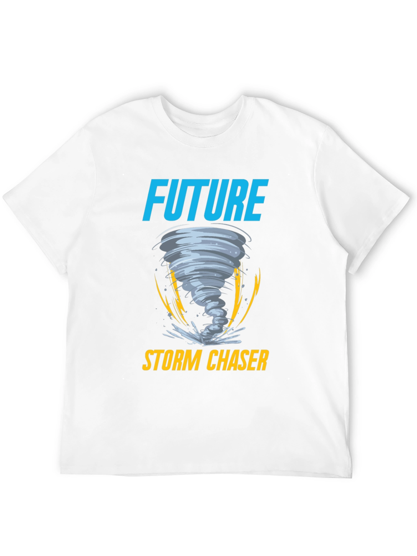 Future Storm Chaser Black Graphic T-Shirt
