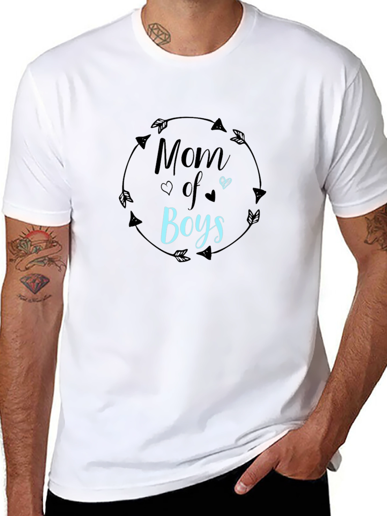 Mom of Boys Graphic Tee