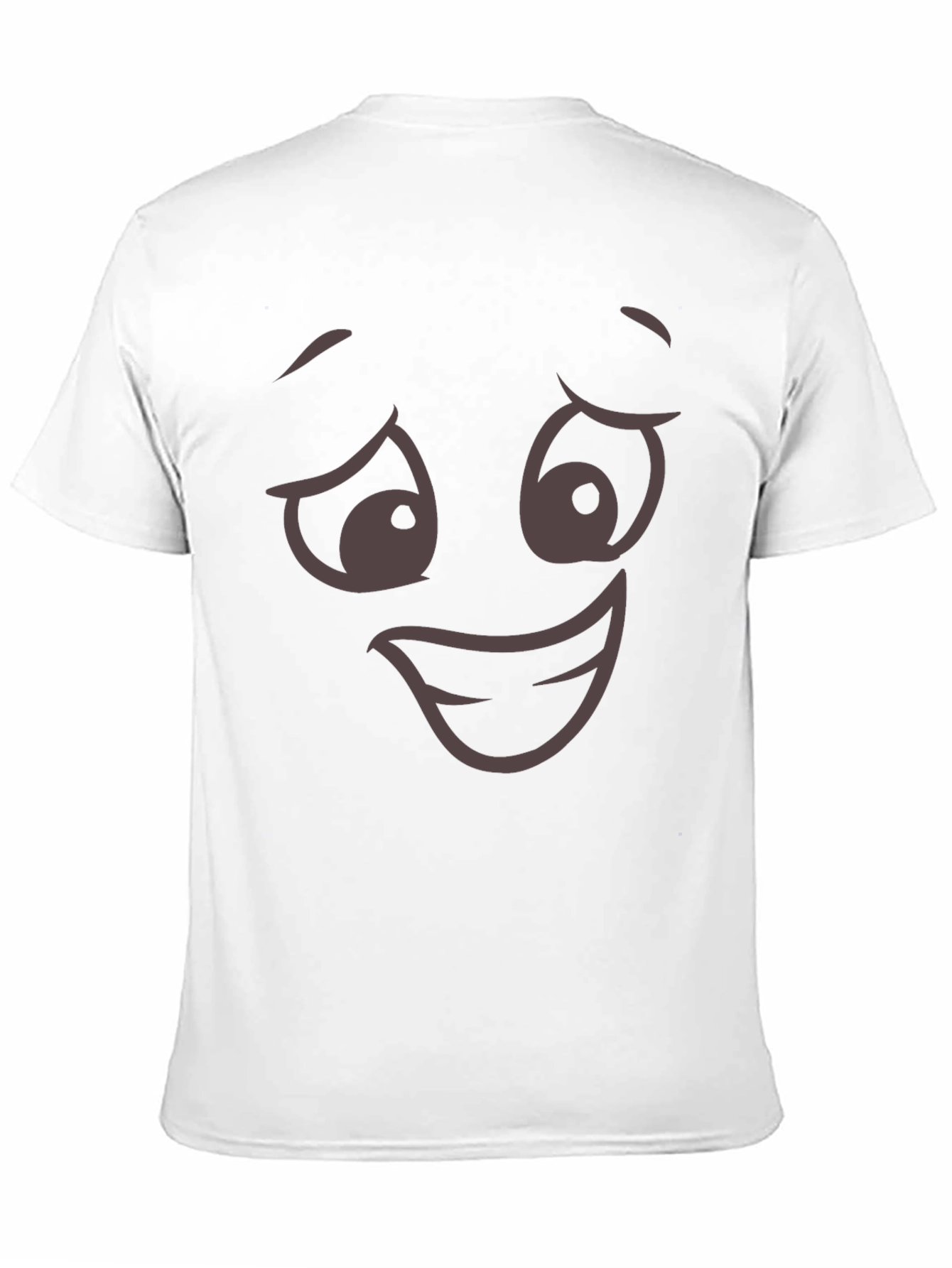 Funny Face Graphic Tee - Unisex Black T-Shirt