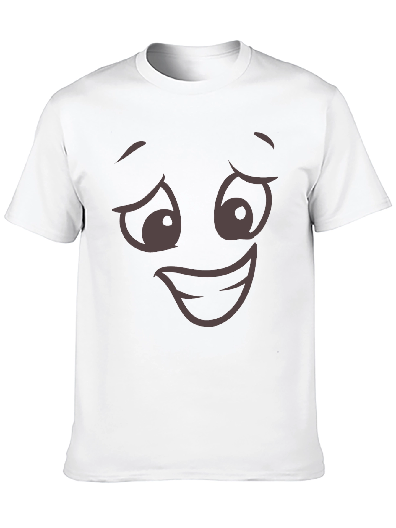 Funny Face Graphic Tee - Unisex Black T-Shirt