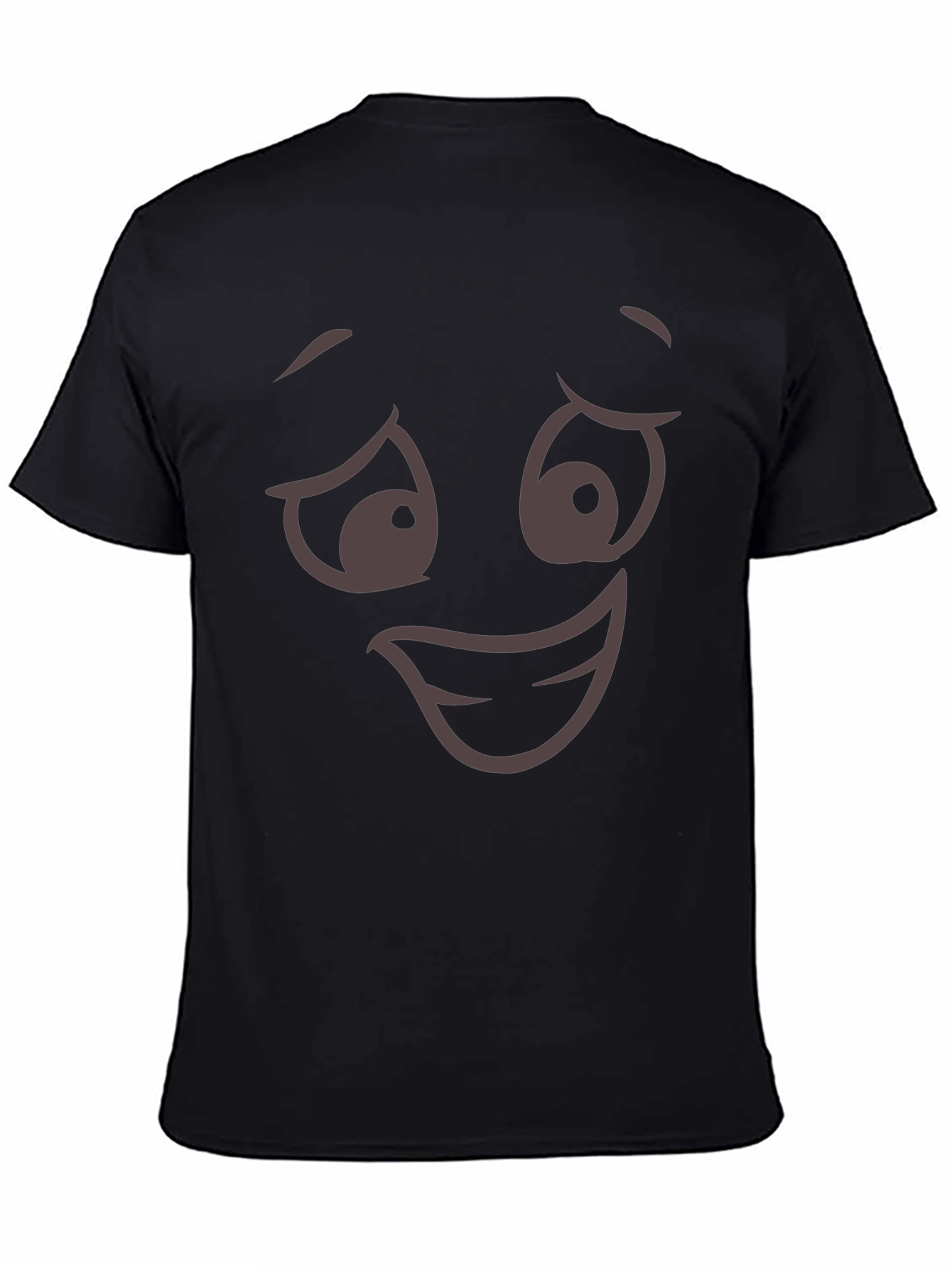Funny Face Graphic Tee - Unisex Black T-Shirt