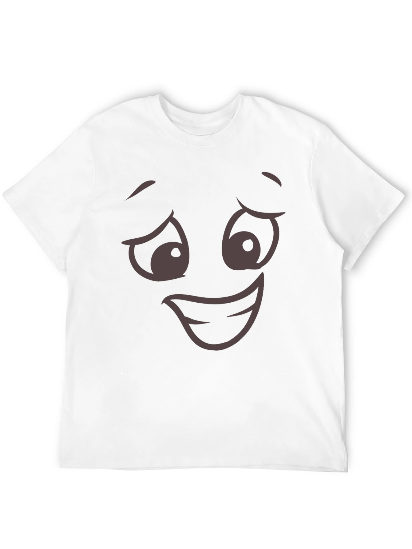 Funny Face Graphic Tee - Unisex Black T-Shirt