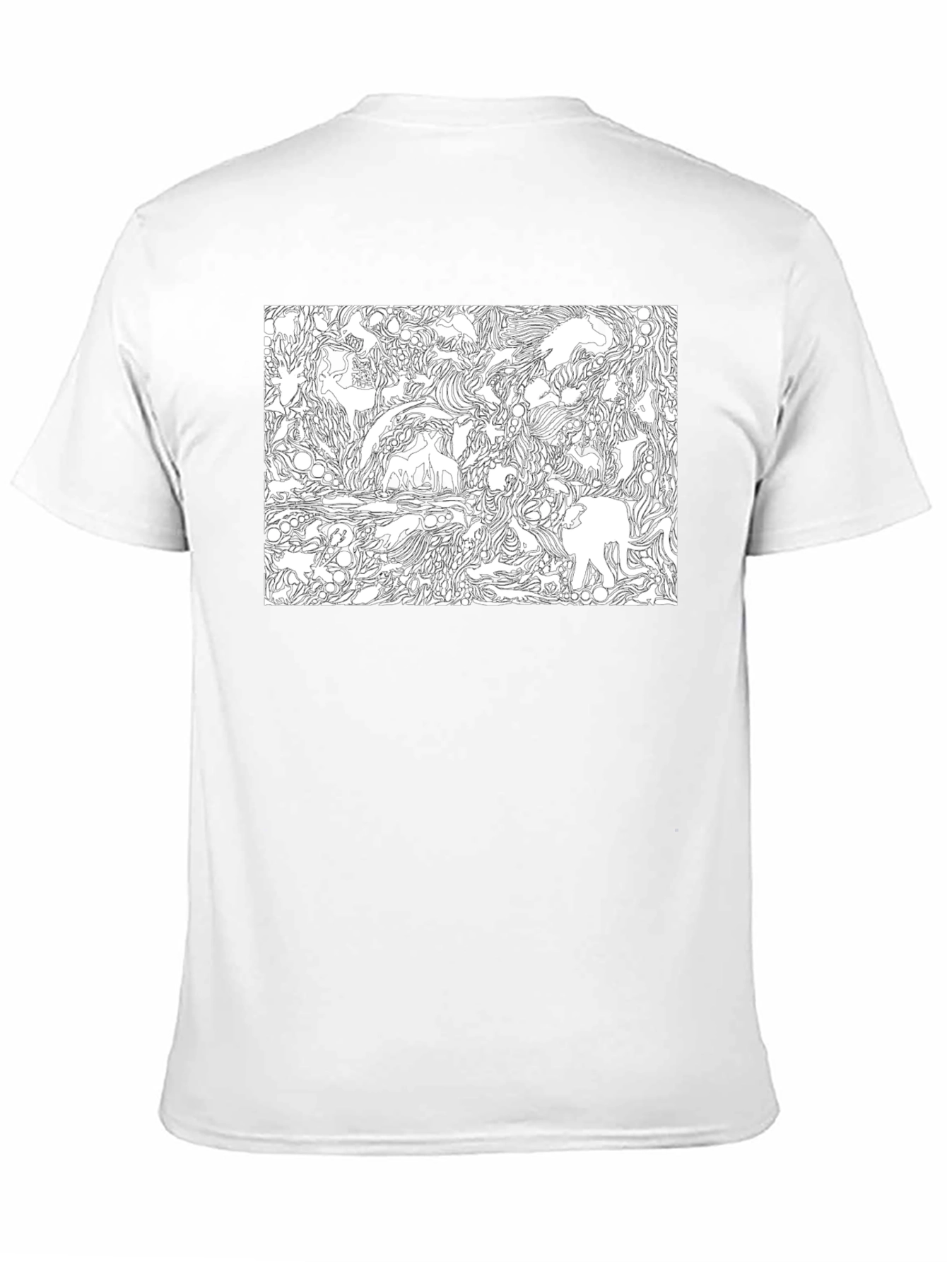 Abstract Animals Graphic T-Shirt