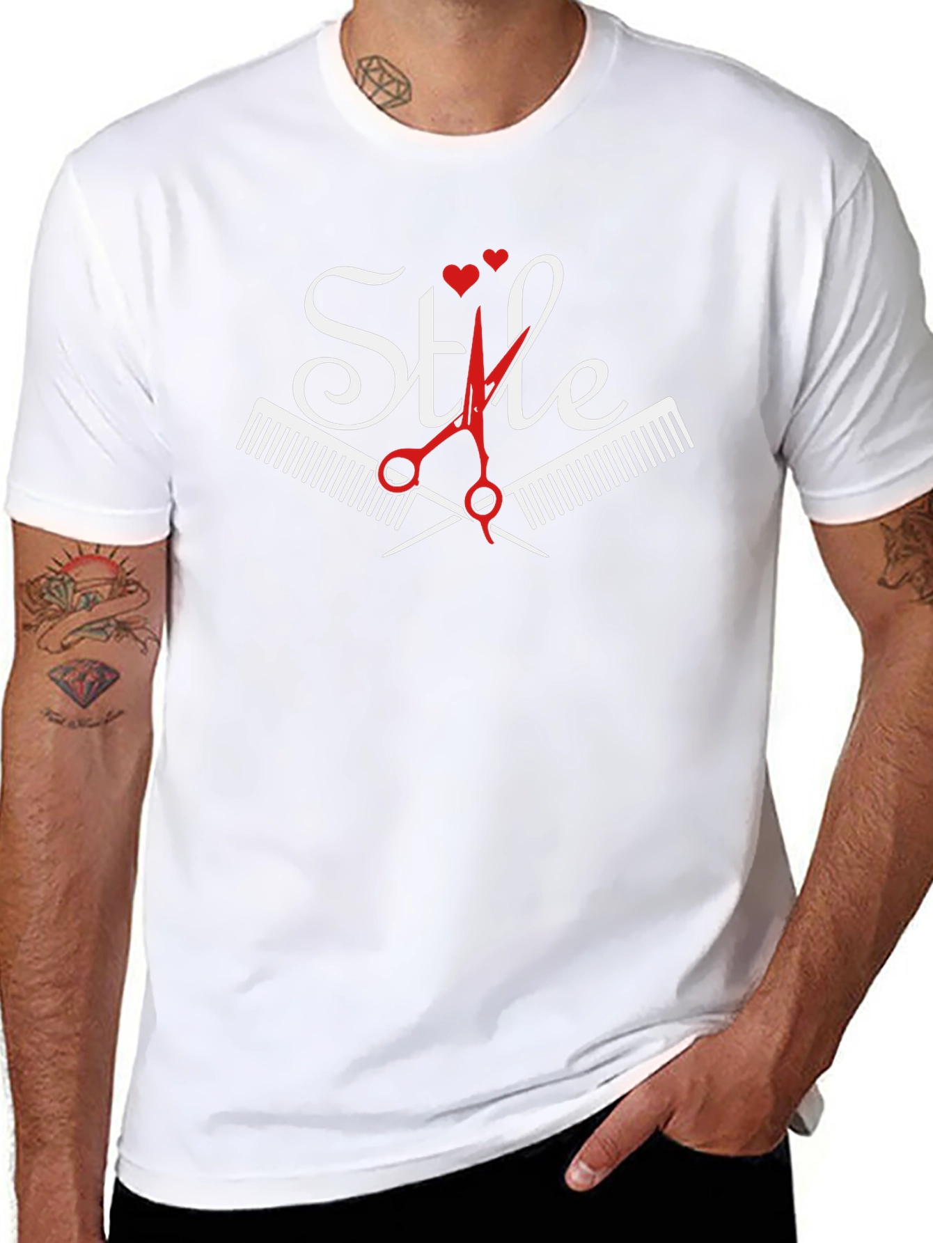 Style T-Shirt: Barber Design