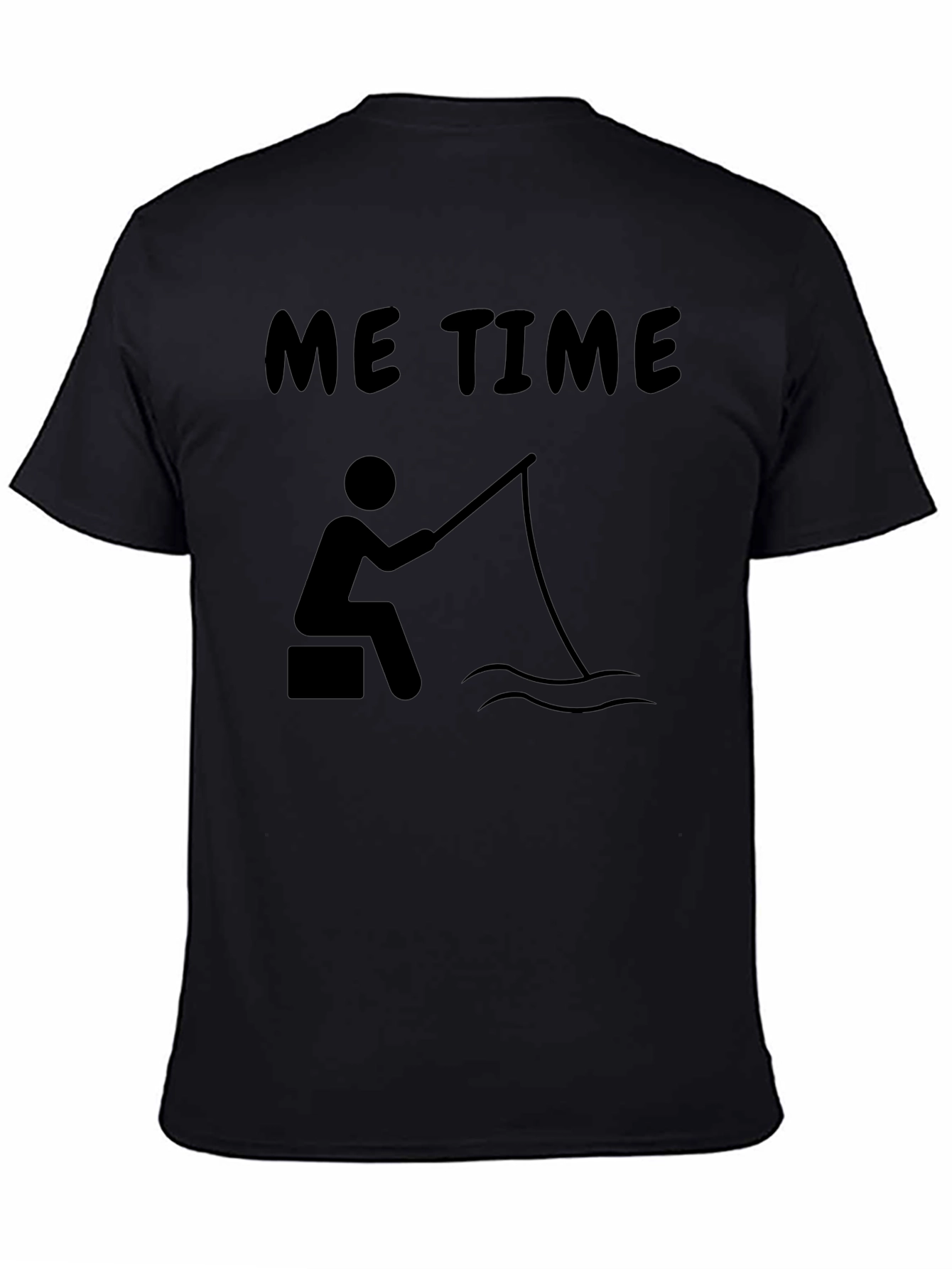 Me Time Fishing Graphic Tee - Relaxed Comfort