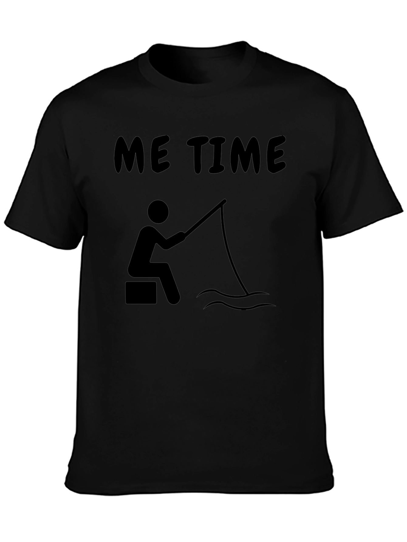 Me Time Fishing Graphic Tee - Relaxed Comfort