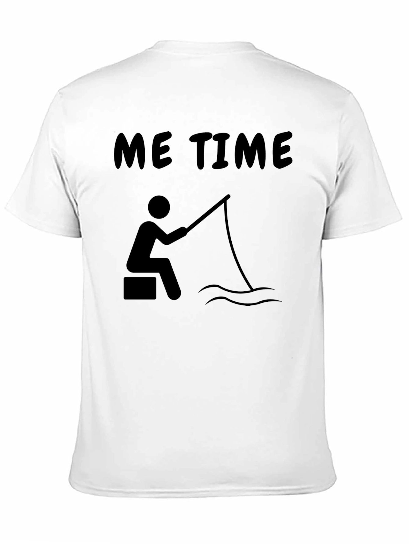 Me Time Fishing Graphic Tee - Relaxed Comfort