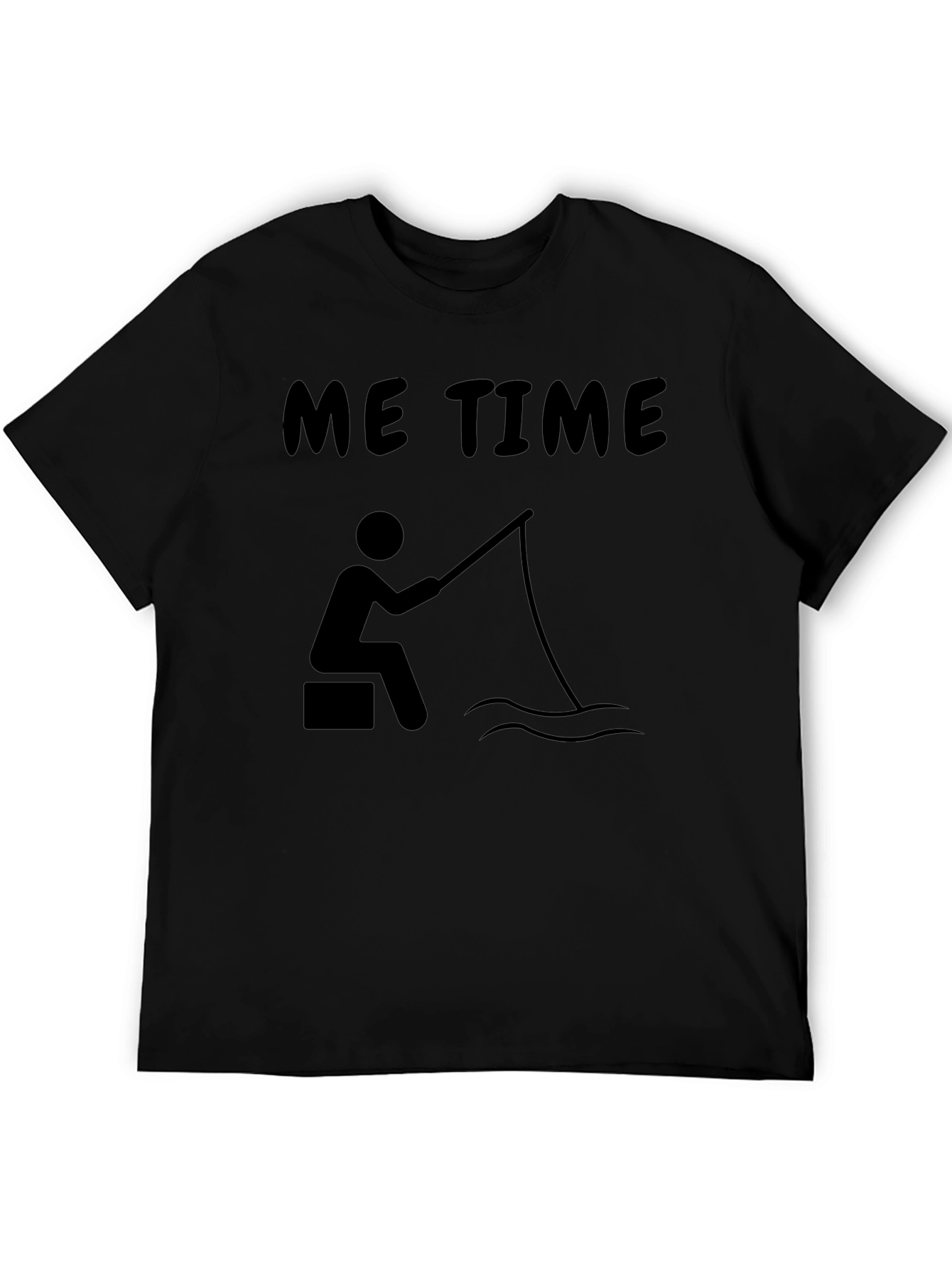 Me Time Fishing Graphic Tee - Relaxed Comfort