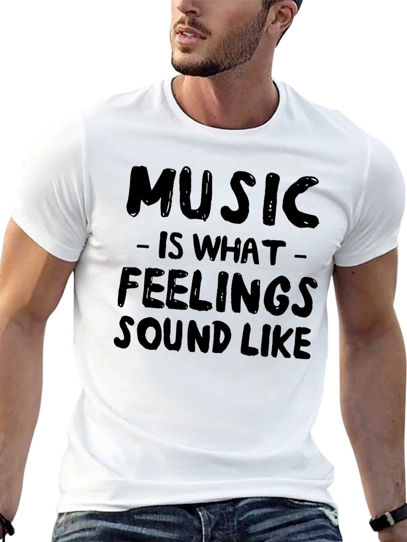 Music is What Feelings Sound Like T-Shirt