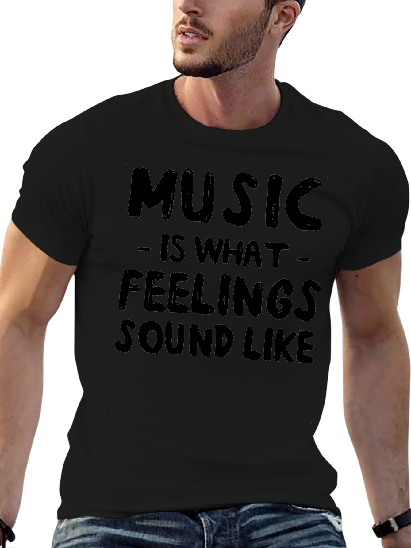 Music is What Feelings Sound Like T-Shirt
