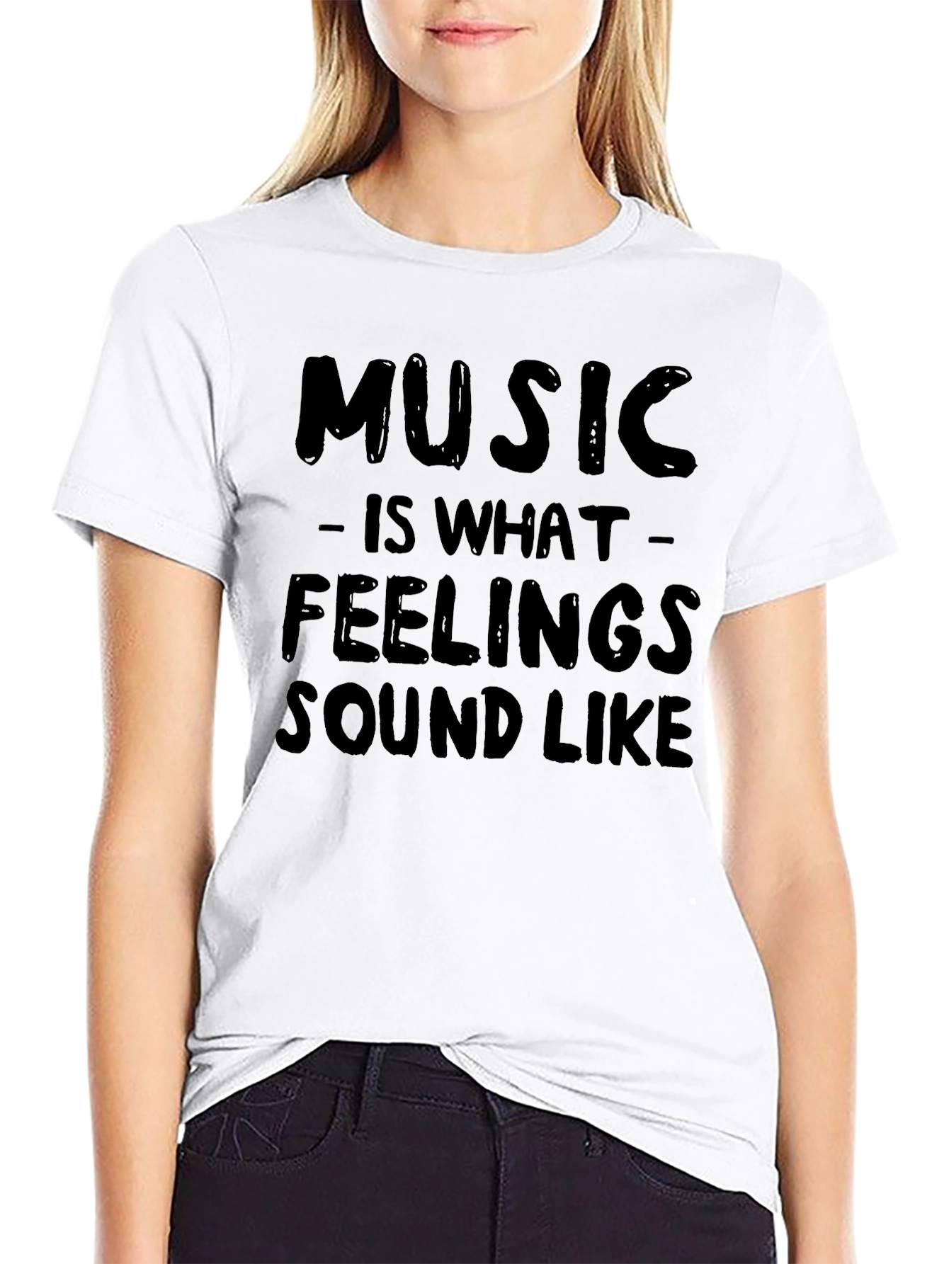 Music is What Feelings Sound Like T-Shirt