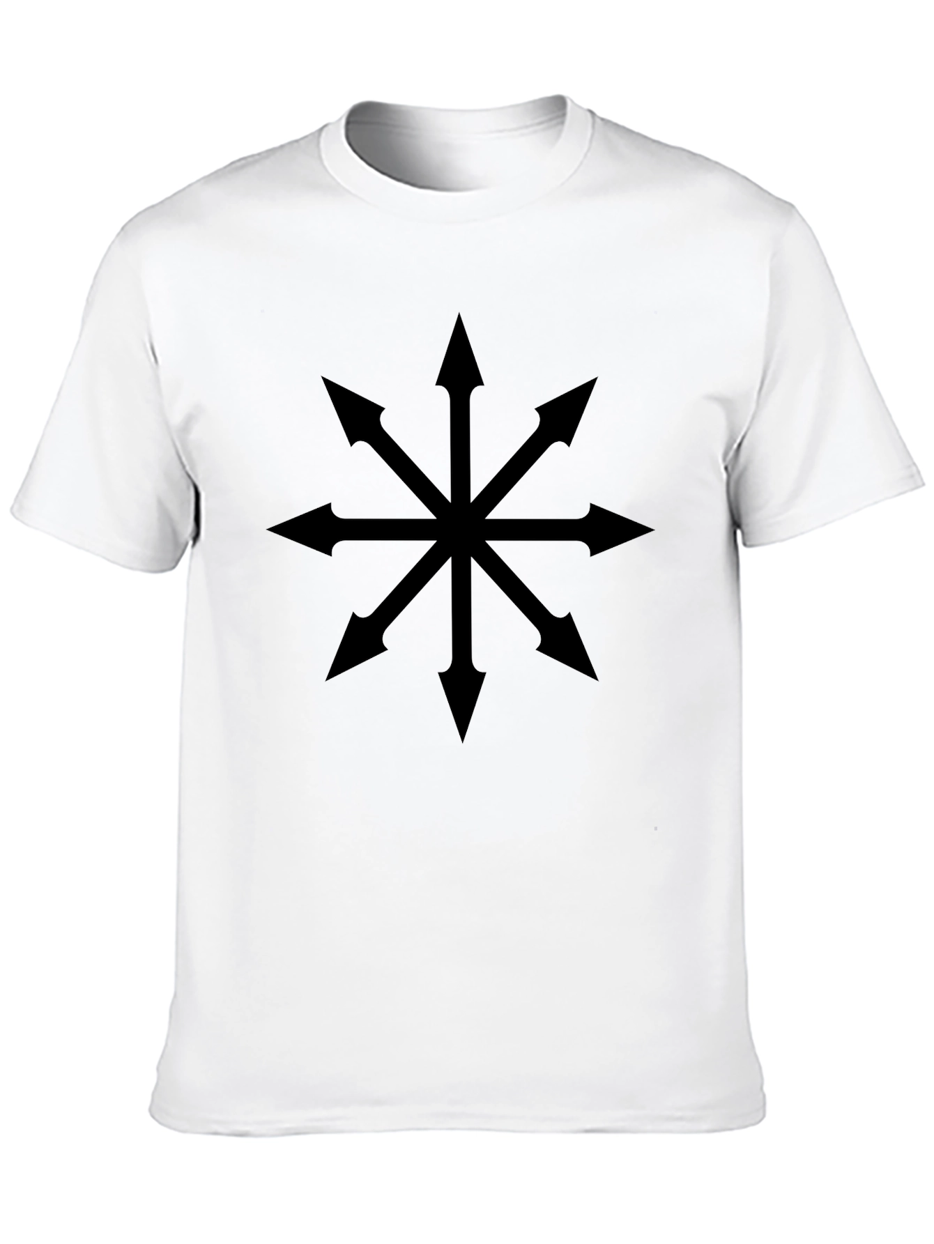 Chaos Star T-Shirt - Black Cotton Blend