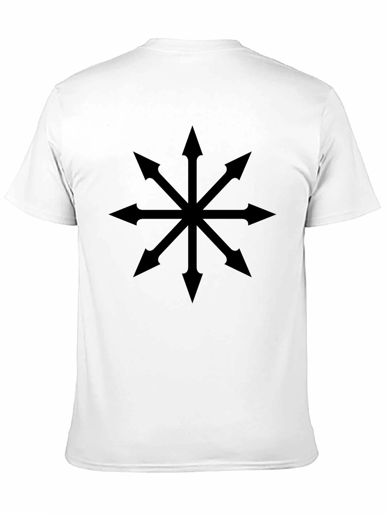Chaos Star T-Shirt - Black Cotton Blend